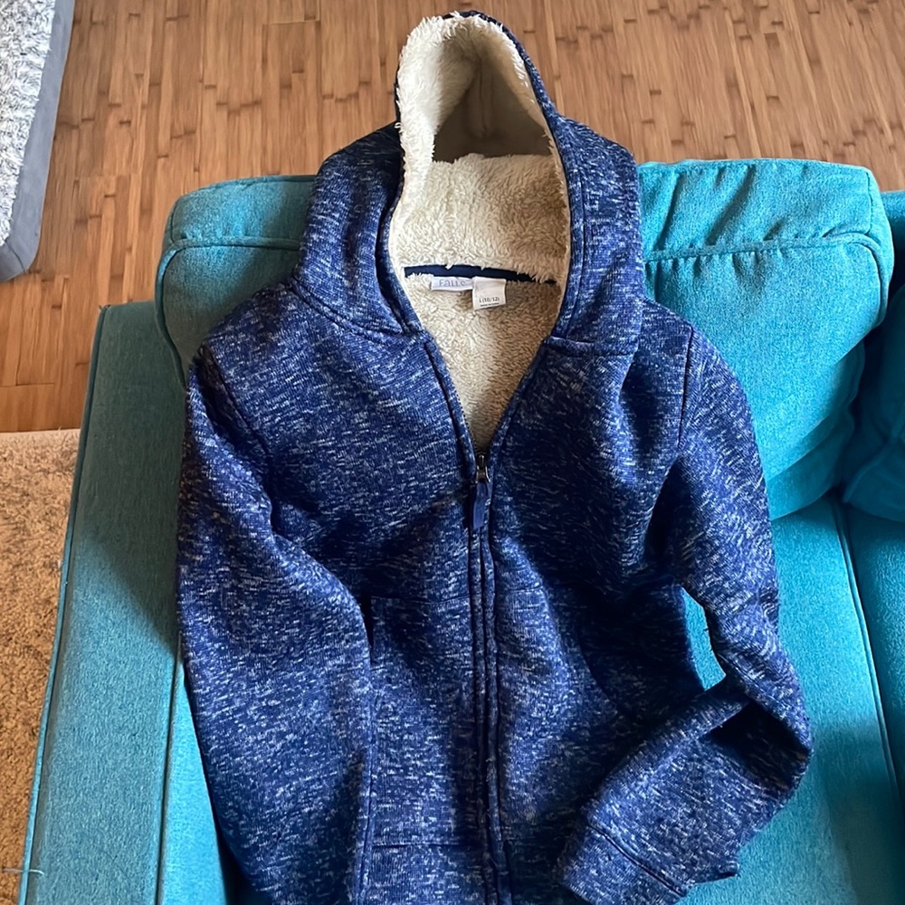 Blue Furry Jacket
